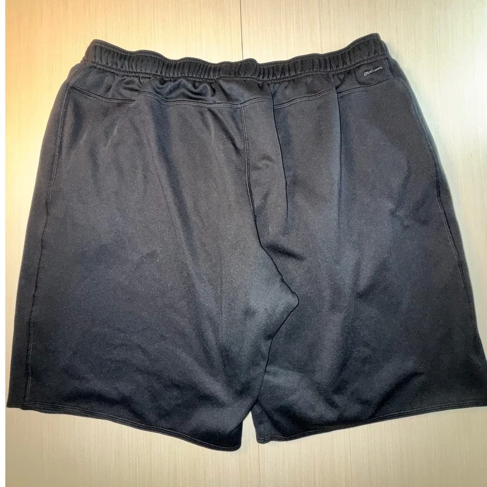 Champion Duo Dry Mens Athletic Shorts Black XXL Performance Gym Training 0914